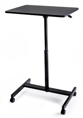 Klēpjdatora galds Tatkraft Focus Airlift, 70 cm x 48.5 cm, 74 cm, melna krās.