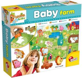 Пазл, ферма Lisciani Carotina Baby, многоцветный, 12 шт.