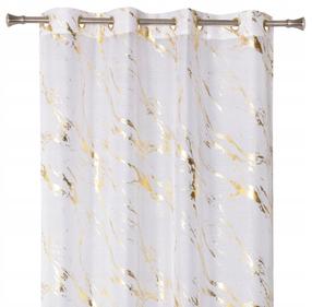 Dieninė užuolaida Splendid Storm GF-STORMK-140/260-BZ, aukso/baltos, 140 cm x 260 cm