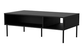 Kavos staliukas Cama Meble Palazzo, juoda sp., 110 cm x 60 cm x 40 cm
