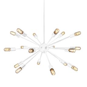 Lühter rippuv AZzardo Orbit AZ1658, E27, 18 x 60 W, valge v. / valge v., 79 x 79 cm