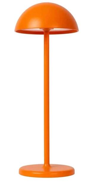 Настольный светильник для улицы Lucide Joy, 1.5Вт, LED, IP54, oранжевый цв., 12 см x 32 см