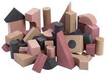 Kaladėlės BabyTrold Foam Blocks, 63 vnt.