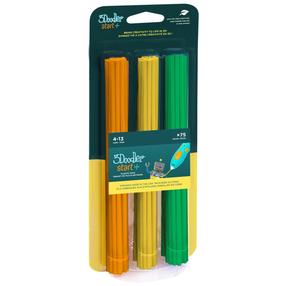 Филамент 3Doodler, 1.5 м, желтый цв./зеленый цв./oранжевый цв.