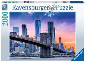Dėlionė Ravensburger Panorama of New York 16011, 75 cm x 73 cm, 2000 vnt., įvairių spalvų