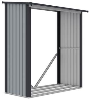 Sodo malkinė Hardmaister Denver, 89 cm x 182 cm x 190 cm, balta sp./pilka sp.