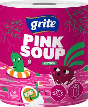 Popierinis rankšluostis Grite Pink soup, 2 sl
