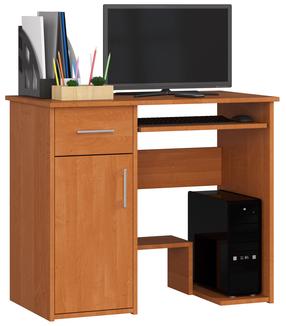 Rašomasis stalas su spintele Akord Jay, 90 cm x 50 cm, 74 cm, alksnio sp.