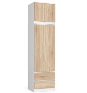 Spinta Akord S60, ąžuolo sp., 60 cm x 51 cm x 234 cm