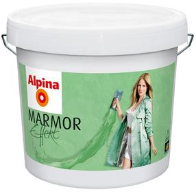Краска специального назначения, для стен Alpina Marmor Effekt, прозрачный цв., 2.5 л