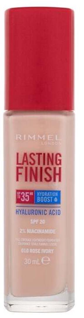 Skystas makiažo pagrindas Rimmel London Lasting Finish 35H, SPF 20, rose ivory sp., 10, 30 ml