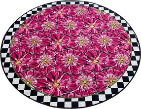 Vonios grindų kilimėlis Foutastic Habena 359CHL4895, įvairių spalvų, 200 cm x 200 cm, Ø 200 cm