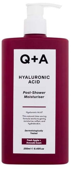 Kūno kremas Q+A Hyaluronic Acid Post-Shower Moisturiser, 250 ml
