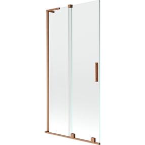 Dušo sienelė Mexen Velar L, 90 cm x 150 cm, skaidri sp./vario sp./grūdintas