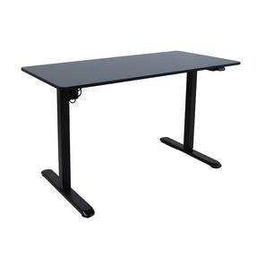 Kompiuterio stalas reguliuojamo aukščio Home4you Ergo Light K187082, 120 cm x 60 cm, 73 - 118 cm, juoda sp.