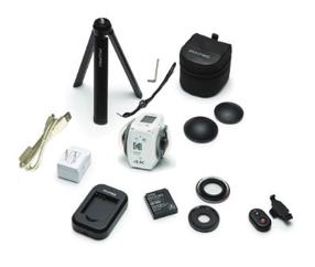 Экшн камера Kodak VR360 4K, белый цв.