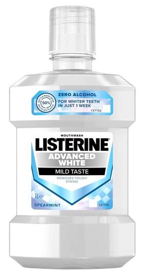 Mutes skalojamais šķīdums Listerine Advanced White Mild Taste, 1000 ml