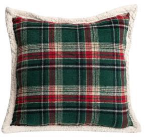 Dekoratyvinės pagalvėlės užvalkalas Homla Grella 004765, raudona sp./žalia sp./rusva sp., 45 cm x 45 cm