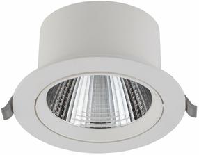 Šviestuvas įleidžiamas Nowodvorski Egina 10555, 3000°K, LED, balta sp., 15 W