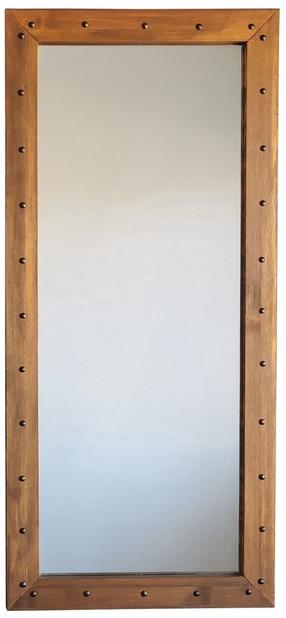 Зеркало Kalune Design Z50110CV, подвесной, 50 см x 110 см, ореховый цв.