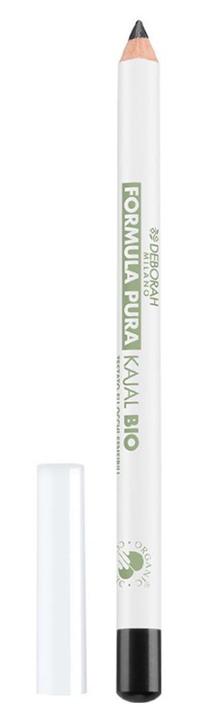 Acu zīmulis Deborah Milano Formula Pura Kajal Bio, 1.2 g, melna krās. 01