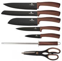 Virtuvinių peilių komplektas Berlinger Haus Ebony Rosewood BH-2285, 8 vnt.
