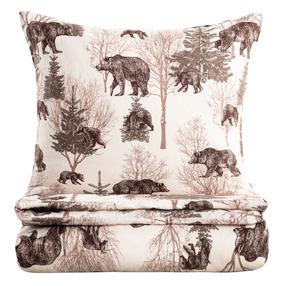 Gultas veļas komplekts Homla Urso 759291, brūna krās., 70 x 80 cm, 200 x 220 cm