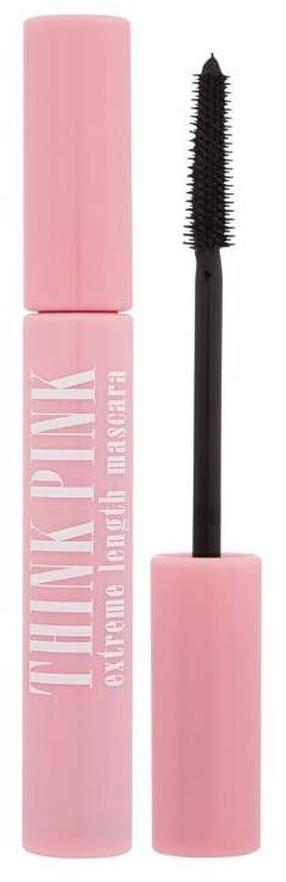 Ripsmetušš Dermacol Think Pink Extreme Length, 12 ml, must v.