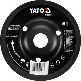 Шлифовальный диск Yato, 125 мм x 22.2 мм