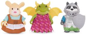 Kujukeste komplekt Lil Woodzeez Famileez Royal Friends WZ6805, 3 tk, mitmevärviline