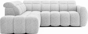 Kampinė sofa Falconn Coralline 01, pilka sp., kairinė, 208 x 258 cm x 107 cm