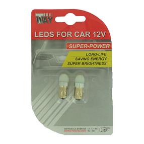 Automobilio lemputė T4W BA9S, led, balta sp., 12 V