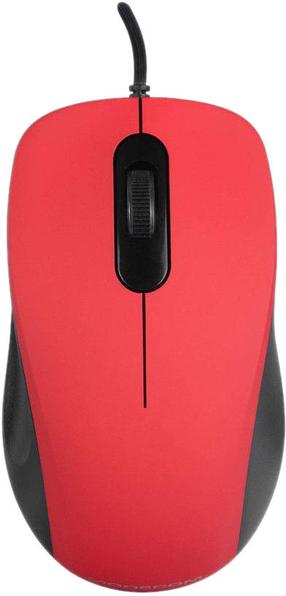 Проводная компьютерная мышь Modecom M10S, красный цв.