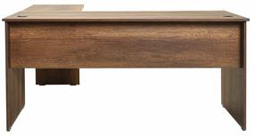 Kampinis rašomasis stalas Kalune Design Rms-320-Oo-1, 144 cm x 160 cm, 75 cm, ruda sp.
