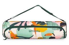 Fitnesa un jogas paklājs Spokey Home Jungle, daudzkrāsaina, 74 cm x 19 cm