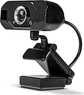 Интернет-камера Lindy Full HD 1080p 43300, черный цв., CMOS