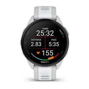 Умные часы Garmin Forerunner 165 Music, белый цв./черный цв.