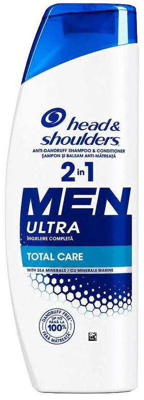 Šampoon Head&Shoulders Men Ultra 2 in 1, 330 ml
