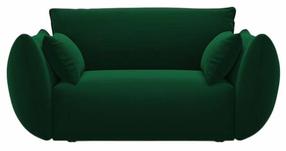 Krėslas Cosmopolitan Design Matera Salvador 7, žalio stiklo sp., 110 cm x 128 cm x 85 cm