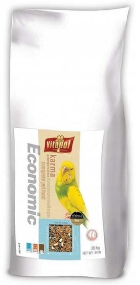 Сухой корм Vitapol Economic, для мелких попугаев, 20 кг
