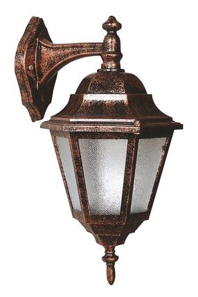 Sieninis lauko šviestuvas Opviq BAP-68206-BKR, 60W, E27, IP65, ruda sp., 28 cm x 42 cm