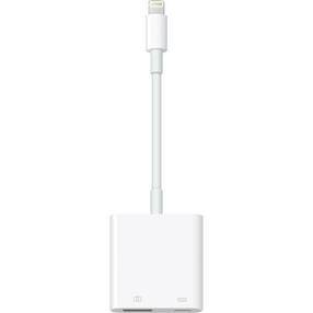 Adapteris Apple, Lightning/USB-A, 10.05 cm, balta krās.