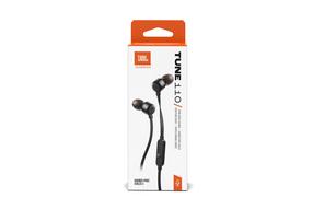 Vadu austiņas JBL Tune 110, melna krās.