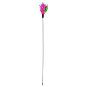 Игрушка для кошек на палочке Flamingo Featherstick, многоцветный, 50 см
