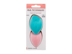 Kosmētikas sūklis Real Techniques Miracle Mattifying Duo, 2 gab., zila krās.