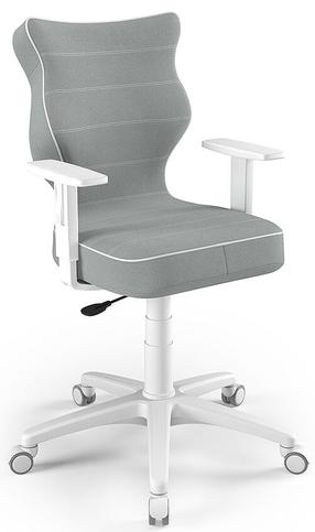 Laste töötool Duo Size 5 JS03, 40 x 37.5 x 100 cm, valge v./hall v.