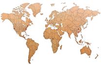 Sienos dekoracija MiMi Innovations World Map Luxury, 150 cm x 90 cm