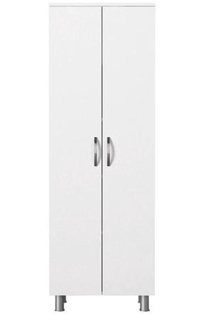 Отдельностоящий шкаф для ванной комнаты Kalune Design Arizona 2, белый цв., 31.5 см x 59.4 см x 161.5 см
