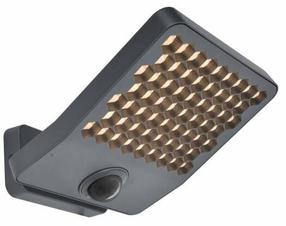 Sieninis lauko šviestuvas Lutec Atlantis, 23.5W, LED, IP54, pilkas, 22.4 cm x 10.8 cm