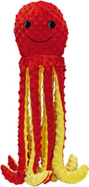 Žaislas šuniui, pliušinis Beeztees Octopus Amy, 56 cm, raudona sp./geltona sp., 56
